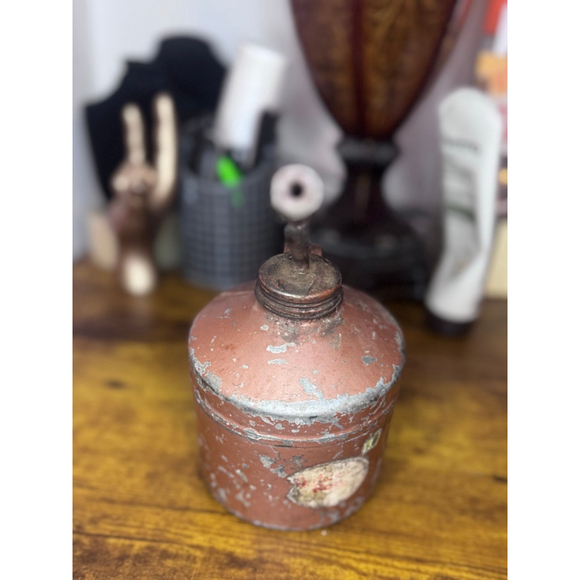 Vintage Goldenrod ?Hydraulic Pump Oilers Angle Spout, USA copper - Picture 10 of 13